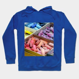 Colorful boxes of pastels Hoodie